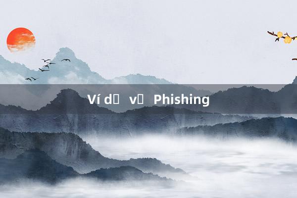 Ví dụ về Phishing