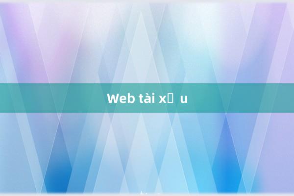 Web tài xỉu