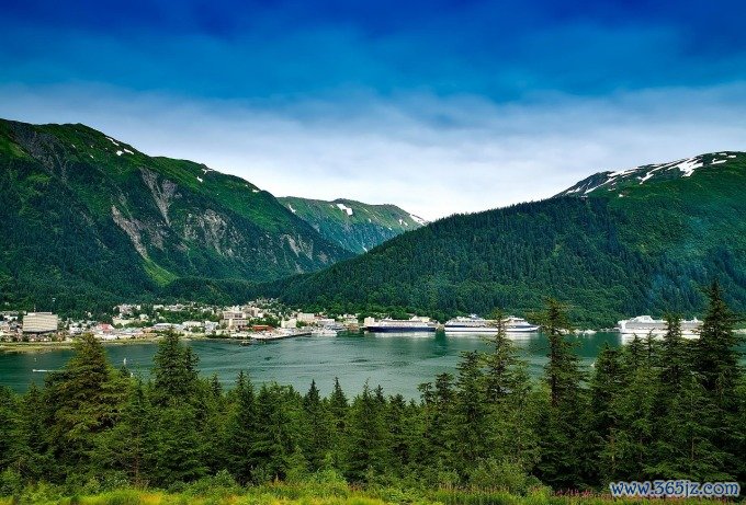 Một góc thành phố Juneau， thủ phủ của Alaska. Ảnh: Pixabay